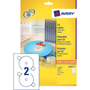 AVERY ETIQUETA CD OPACA 117mm 50-PACK L6043-25